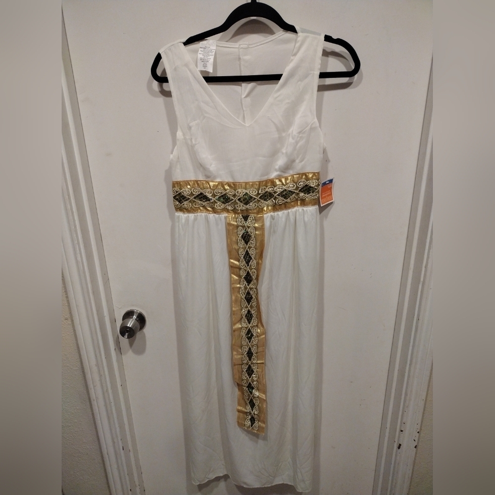 Target Women's Egyptian Cleopatra Costume Dress  L- Halloween Cosplay Dress Up